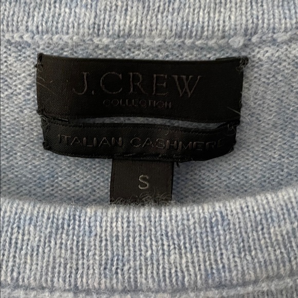 J. Crew Crewneck Cashmere Sweater in Soft Blue - Picture 5 of 7